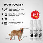 Flea & Tick Spray for Dogs & Cats | Buy 1 Get 2 Free